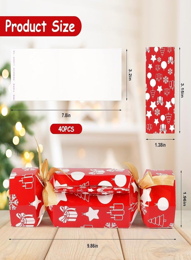 Piuaeue 8 Pcs Christmas Surprise Money Pull Pouch Christmas Money Box for Cash Gift Pull Xmas Cash Holder for Cash for Kid Adult with 80 Pcs Transparent Bags Creative Way to Give Dollar Gift - Image 3